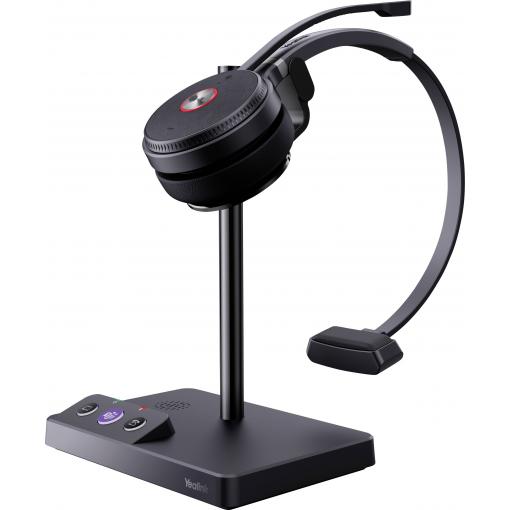 Yealink Yealink DECT Headset WH62 Mono Teams Headset otevřená (On Ear) černá
