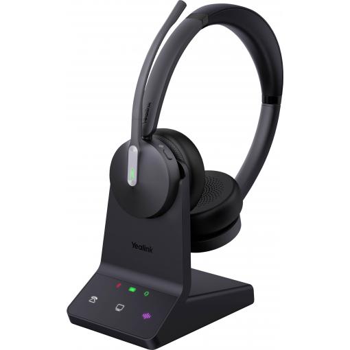Yealink Yealink WH64 Dual - Headset - On-Ear - DECT / Bluetooth Headset otevřená (On Ear) černá