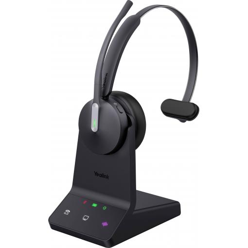 Yealink Yealink WH64 Mono - Headset - On-Ear - DECT / Bluetooth Headset otevřená (On Ear) černá