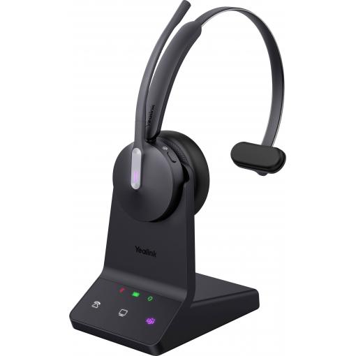Yealink Yealink WH64 Mono - Headset - On-Ear - DECT / Bluetooth Headset otevřená (On Ear) černá