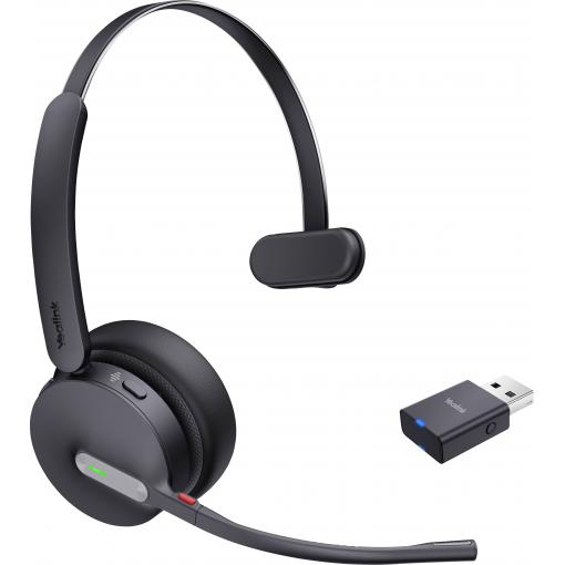 Yealink Yealink WH64 Hybrid Mono - Headset - On-Ear - DECT / Bluetooth Headset otevřená (On Ear) černá