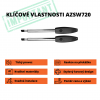 AZSW720 - sada pohonu pro křídlovou bránu do 720 kg