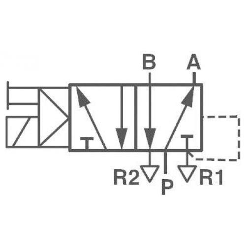 IMI NORGREN elektromagnetický ventil V50A513A-A213A 24 V/DC Materiál pouzdra hliník Těsnicí materiál NBR 1 ks