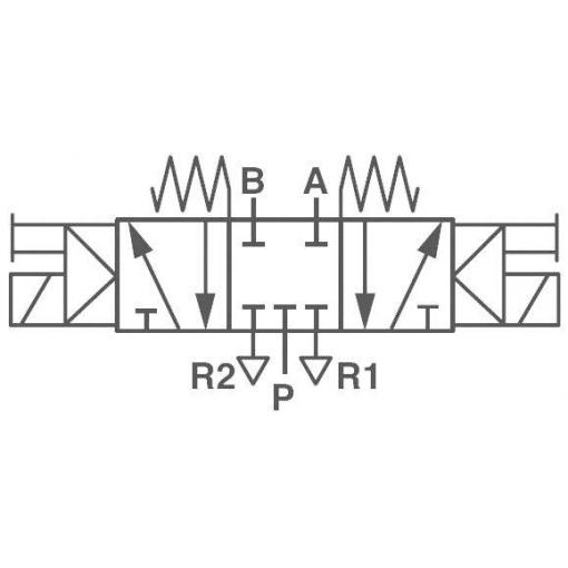 IMI NORGREN elektromagnetický ventil V50A611A-A213A 24 V/DC Materiál pouzdra hliník Těsnicí materiál NBR 1 ks
