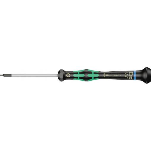 Wera 05118076001 inbusový šroubovák, velikost 1.6 mm Délka klíče (palce): 1/16 palec, délka dříku 60 mm, vhodné pro pro elektroniku a jemnou mechaniku