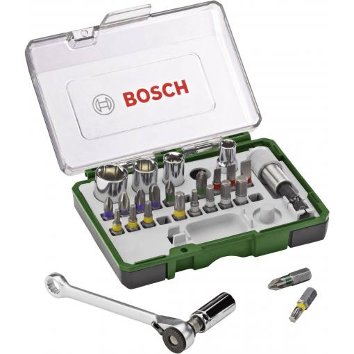 Bosch Accessories Promoline sada nástrčných klíčů, metrický, 1/4 (6,3 mm), 27dílná, 2607017160