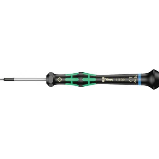 Wera 05118074001 inbusový šroubovák, velikost 1.27 mm Délka klíče (palce): 0.05 palec, délka dříku 40 mm, vhodné pro pro elektroniku a jemnou mechaniku