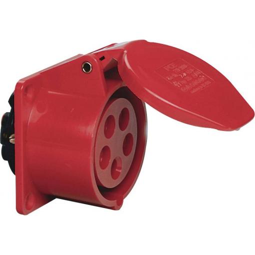 SIROX CEE-ABD 16A, 5p.6h, 400V, IP44 rot, ger,SIROX,FL70x70,LM56x56 603.156 CEE zásuvka, 16 A, 400 V, 1 ks