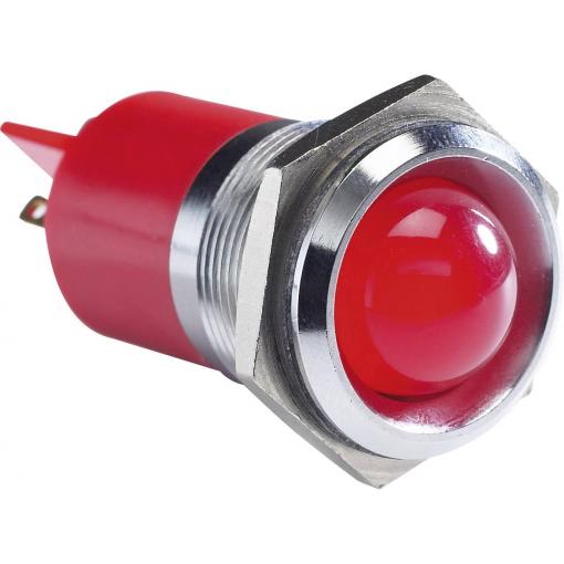 APEM Q22P1GXXR220E indikační LED červená 230 V/AC