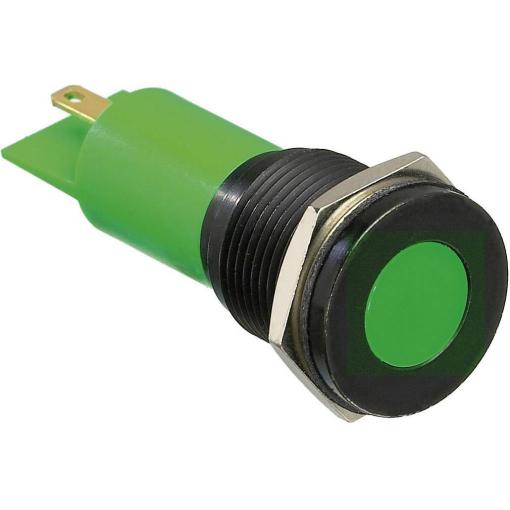 APEM Q16F1BXXG24E indikační LED zelená 24 V/DC