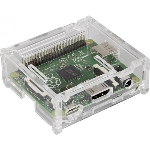 Joy-it RB-Casea+01 SBC skříň Vhodné pro (vývojové sady): Raspberry Pi® transparentní