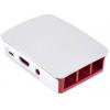Raspberry Pi® SBC skříň Vhodné pro: Raspberry Pi® B+, Raspberry Pi® 2 B, Raspberry Pi® 3 B, Raspberry Pi® 3 B+ červená, bílá