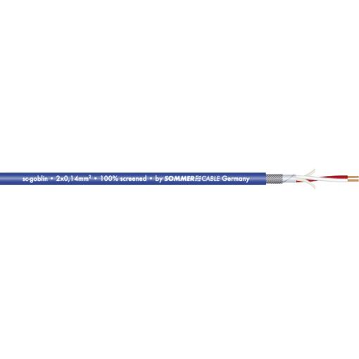 Sommer Cable 200-0352 mikrofonový kabel 2 x 0.14 mm² modrá metrové zboží