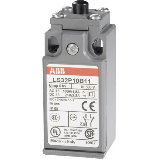 ABB 1SBV010310R1211 LS32P10B11 koncový spínač 400 V/AC 1.8 A zdvihátko bez aretace IP65 1 ks