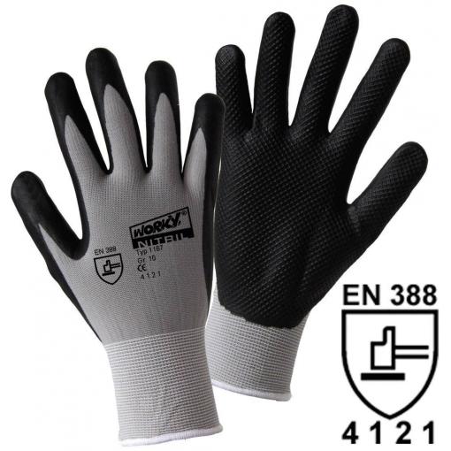 Leipold Doehle NITRIL GRID 1167-11 nylon pracovní rukavice Velikost rukavic: 11, XXL EN 388 CAT II 1 pár