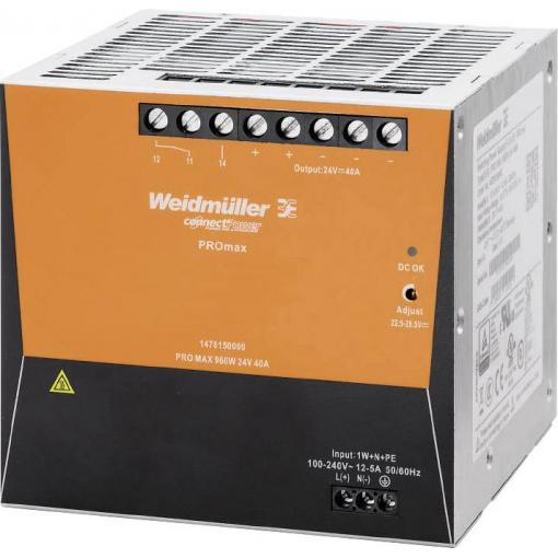 Weidmüller 1478150000 síťový zdroj na DIN lištu 24 V/DC 40 A 960 W Obsah 1 ks