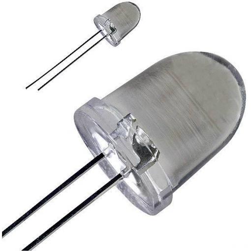 TRU COMPONENTS 1556866 LED s vývody bílá kulatý 10 mm 80000 mcd 20 ° 30 mA 3.6 V