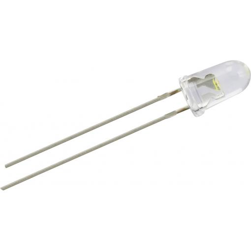 TRU COMPONENTS 1557176 LED s vývody bílá kulatý 5 mm 40000 mcd 8 ° 30 mA 3.1 V
