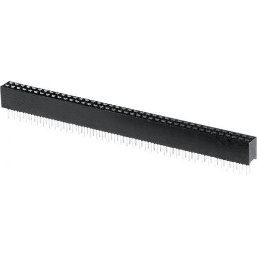 TRU COMPONENTS zásuvková lišta Počet řádků: 1 Počet kontaktů v řadě: 4 TC-1210-004-1-1-2-00 1 ks