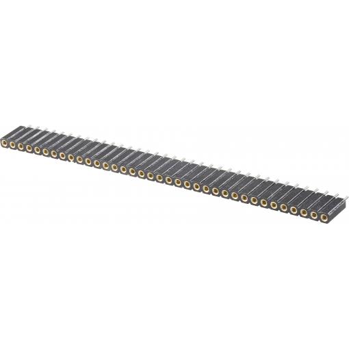 TRU COMPONENTS precizní dutinková lišta Počet řádků: 1 Počet kontaktů v řadě: 36 TC-0306-036-1-50-10 1 ks