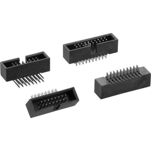 TRU COMPONENTS TC-067236-010-1-00 kolíková lišta Rastr (rozteč): 1.27 mm Počet pólů: 10 Počet řádků: 2 1 ks