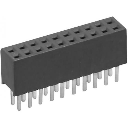 TRU COMPONENTS zásuvková lišta Počet řádků: 2 Počet kontaktů v řadě: 3 TC-1210-006-1-2-00 1 ks