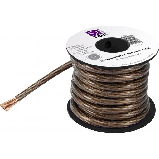 TRU COMPONENTS 1567038 zemnicí kabel, 1 x 25 mm², černá, 5 m
