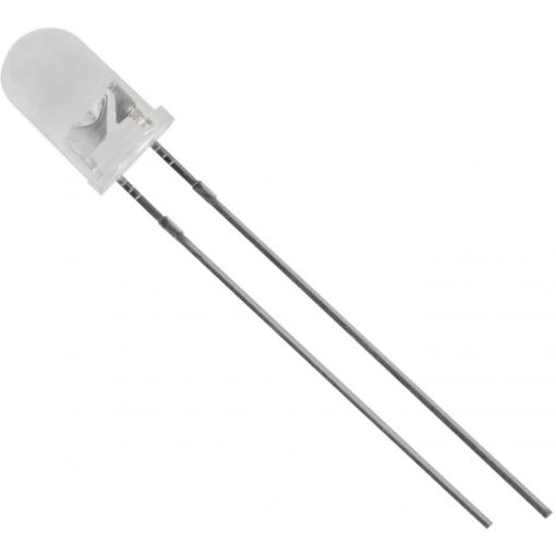 TRU COMPONENTS 1573709 LED s vývody červená kulatý 5 mm 1500 mcd 15 ° 20 mA 2.1 V