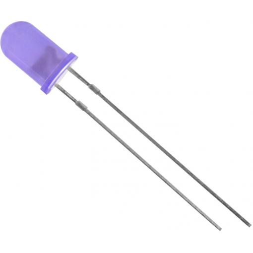 TRU COMPONENTS 1573749 LED s vývody modrá kulatý 5 mm 900 mcd 50 ° 20 mA 3.1 V