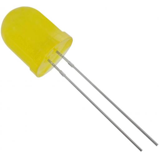 TRU COMPONENTS 1573764 LED s vývody žlutá kulatý 10 mm 550 mcd 50 ° 20 mA 2.1 V
