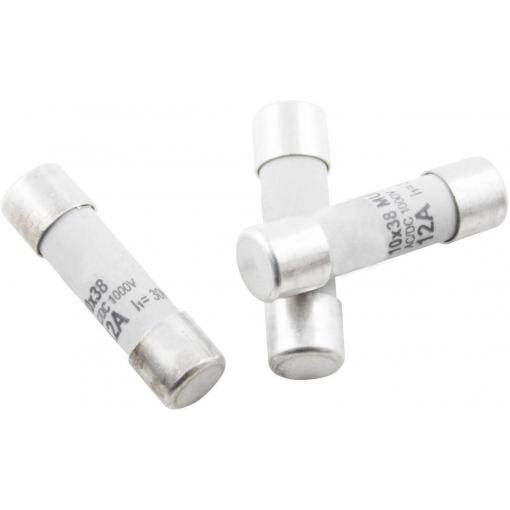 TRU COMPONENTS 1576897 TC-1038320 trubičková pojistka (Ø x d) 10.3 mm x 38 mm 2 A 500 V T pomalá Množství 1 ks