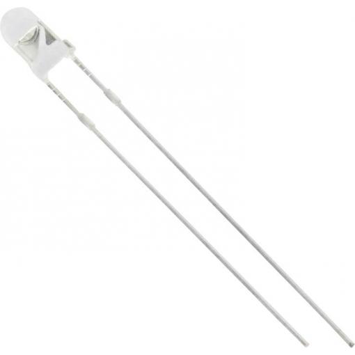TRU COMPONENTS 1577307 LED s vývody červená kulatý 3 mm 4000 mcd 40 ° 20 mA
