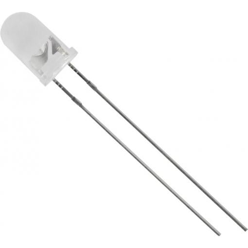 TRU COMPONENTS LED s vývody zelená kulatý 5 mm 4000 mcd 20 °, 25 ° 20 mA