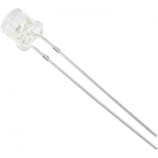 TRU COMPONENTS 1577344 LED s vývody zelená cylindrický 5 mm 1750 mcd 120 ° 20 mA