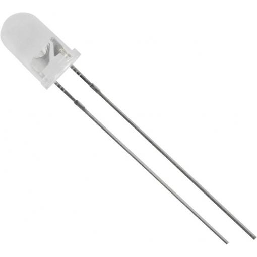 TRU COMPONENTS LED s vývody bílá kulatý 5 mm 2250 mcd 20 °, 25 ° 20 mA