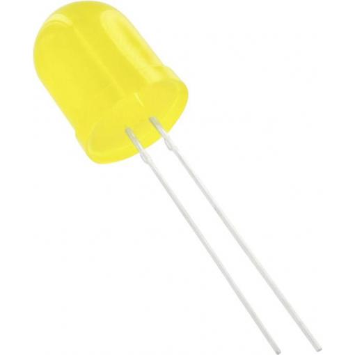TRU COMPONENTS 1577412 LED s vývody žlutá kulatý 10 mm 325 mcd 50 ° 20 mA