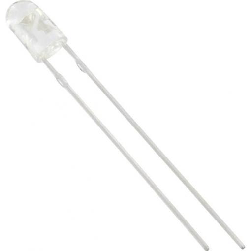 TRU COMPONENTS 1577449 LED s vývody červená oválný 3 mm 4150 mcd 70 °, 30 ° 20 mA