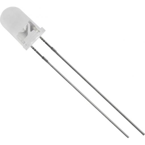 TRU COMPONENTS LED s vývody zelená kulatý 5 mm 9500 mcd 20 °, 25 ° 20 mA