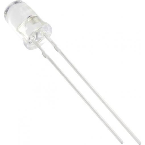 TRU COMPONENTS 1577499 LED s vývody zelená kulatý 5 mm 4050 mcd 20 mA