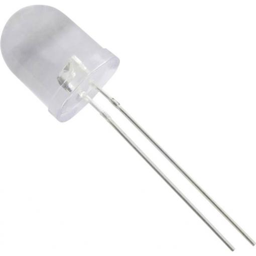 TRU COMPONENTS 1577509 LED s vývody bílá kulatý 10 mm 11000 mcd 25 ° 20 mA