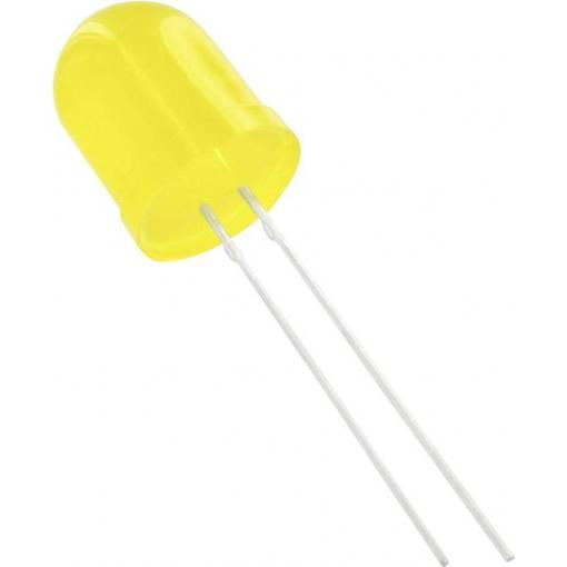 TRU COMPONENTS 1577512 LED s vývody žlutá kulatý 10 mm 1750 mcd 50 ° 20 mA