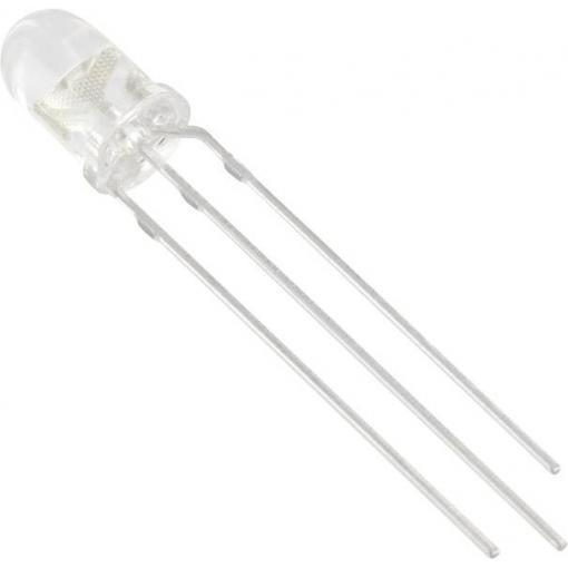 TRU COMPONENTS 1577516 LED s vývody červená, zelená kulatý 5 mm 175 mcd, 75 mcd 35 ° 20 mA