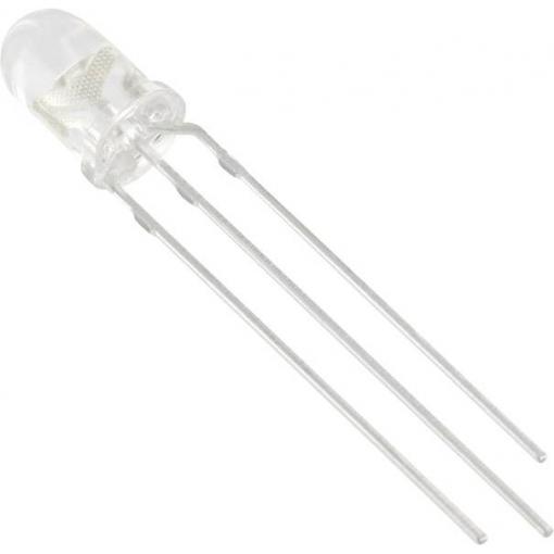 TRU COMPONENTS 1577518 LED s vývody žlutá, zelená kulatý 5 mm 2200 mcd, 2650 mcd 35 ° 20 mA