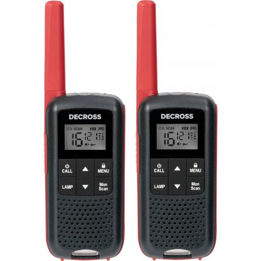 DECROSS DC63 Rot 2er-Set DC6313104302000 PMR radiostanice