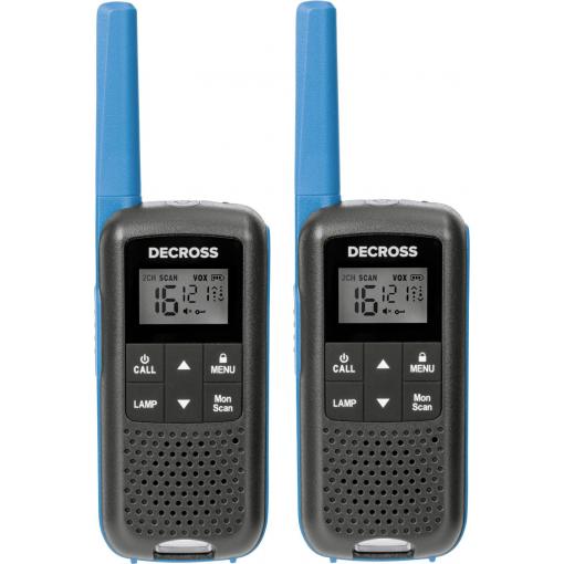 DECROSS DC63 Blau 2er-Set DC6314104302000 PMR radiostanice