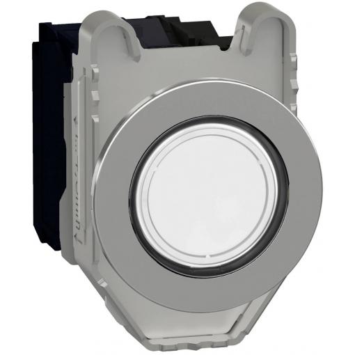 Schneider Electric XB4FWCUST02 Podsvětlené tlačítko, Harmony XB4F, kov, 30 mm, specifické pro zákazníka přes konfigurační ovladač Prosvícené tlačítko 1 ks