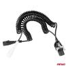Spirálový kabel pro přívěs 2× 7pin + 15pin, 24 V, 5 m, typ N/S