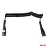 Spirálový kabel pro přívěs 2× 7pin typ N, 5 m, 24 V DC