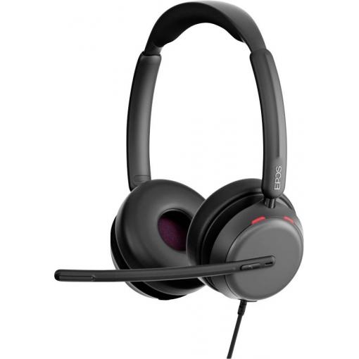 EPOS IMPACT 860T ANC Headset otevřená (On Ear) kabelová stereo černá headset telefon