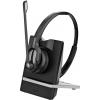 EPOS IMPACT D 30 Phone Headset otevřená (On Ear) Bez kabelu, DECT stereo černá headset, regulace hlasitosti telefon